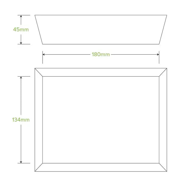 BioBoard White Tray #3 - Cafe Supply