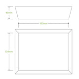 BioBoard White Tray #3 - Cafe Supply