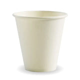 280ml / 8oz (90mm) White Single Wall BioCup - Cafe Supply