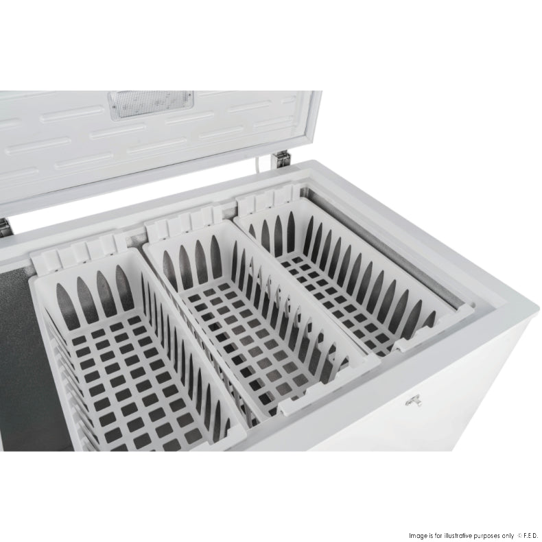 Thermaster 600L Commercial Chest Freezer with Stainless Steel Lid