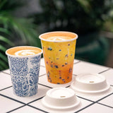 350ml / 12oz (80mm) Art Series Single Wall BioCup - Cafe Supply