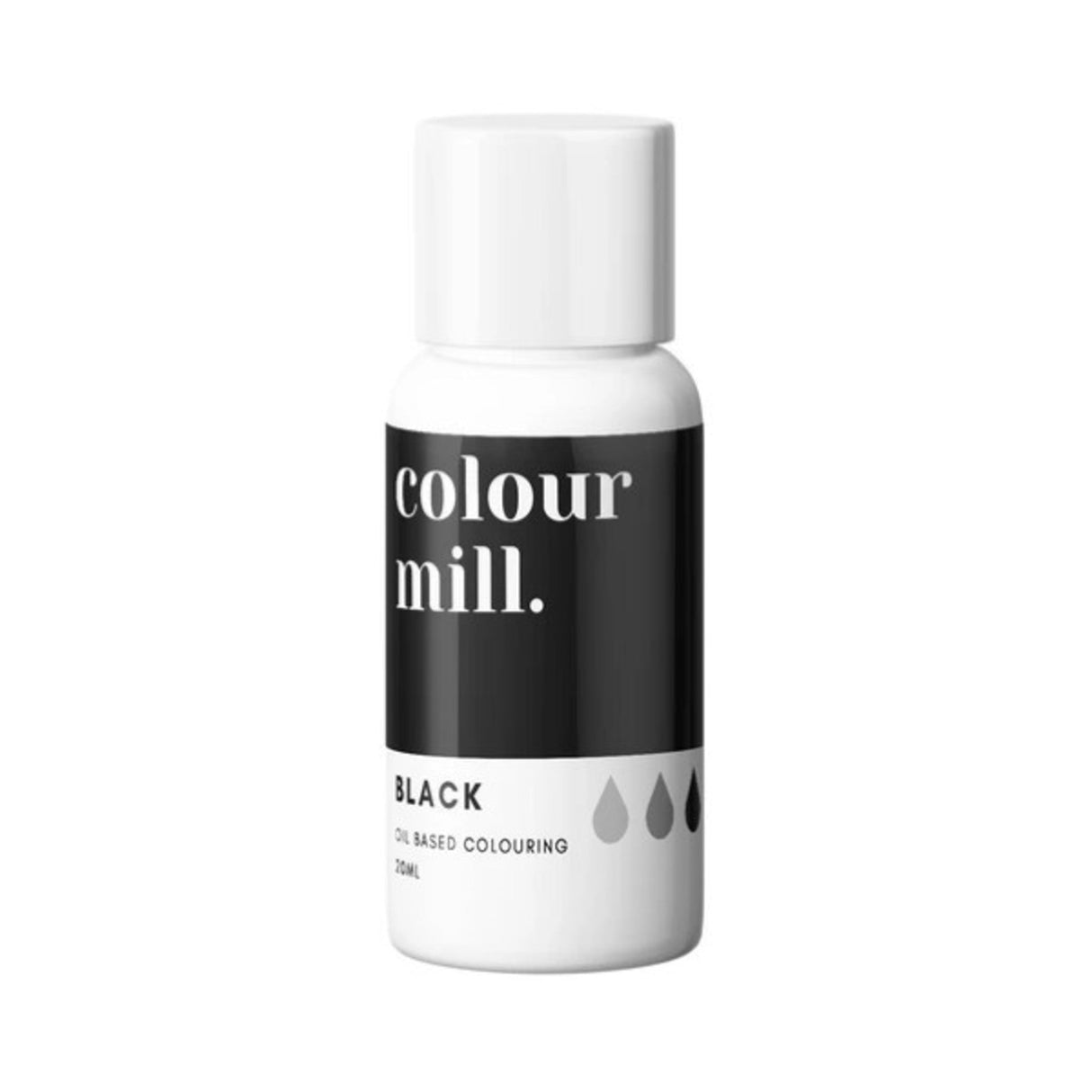 Colour Mill- Oil Based Colouring Black (20ml) - Cafe Supply
