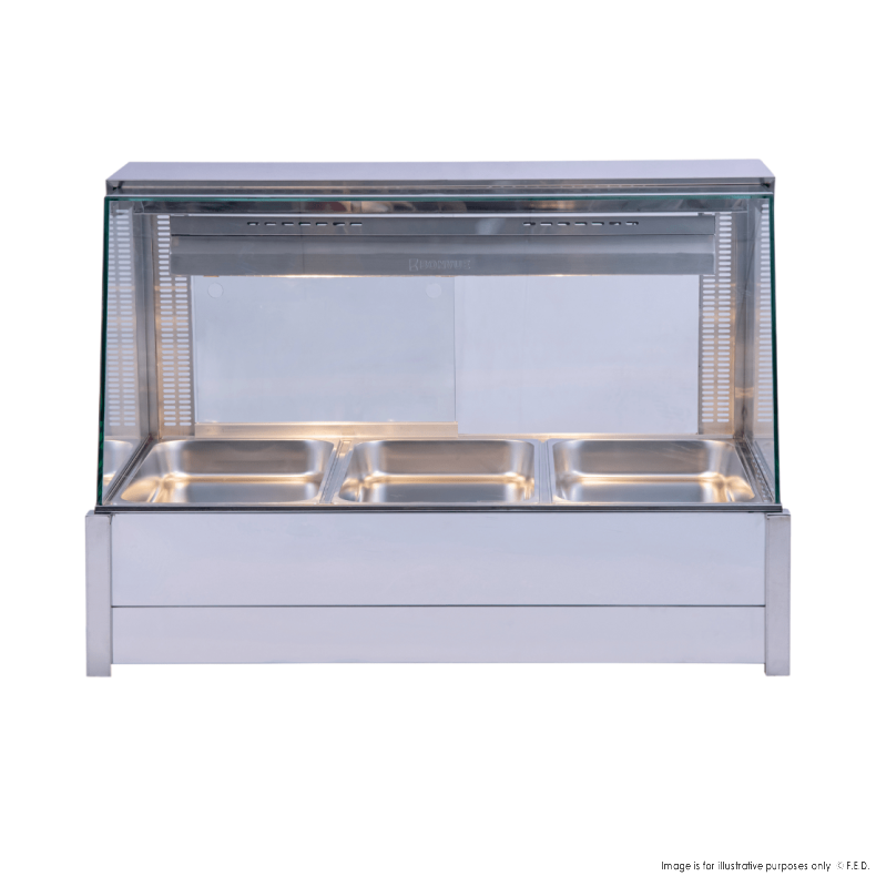 Bonvue Angled Countertop Wet and Dry Bain Marie