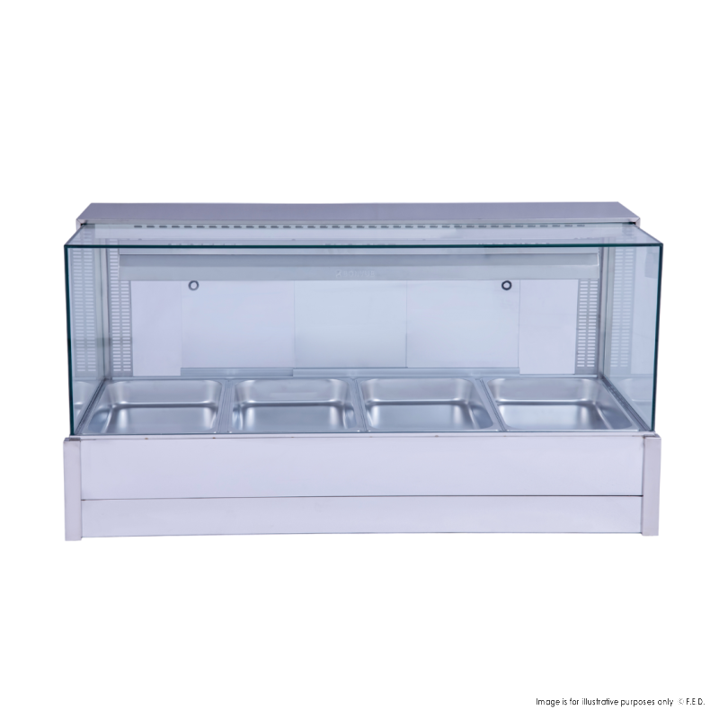 Bonvue Square Countertop Wet and Dry Bain Marie