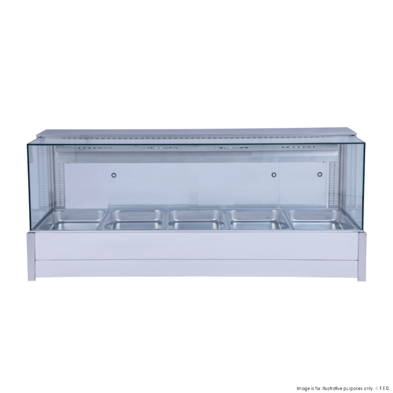 Bonvue Square Countertop Wet and Dry Bain Marie