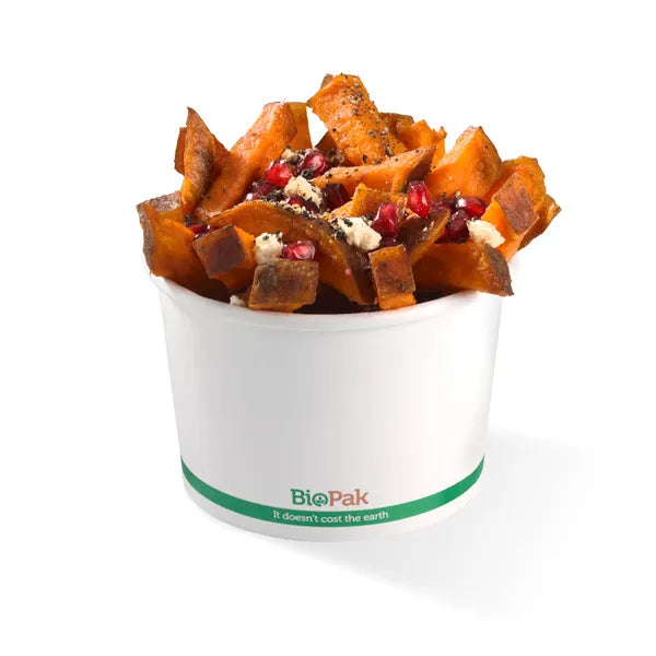 550ml / 16oz White BioBowl - Cafe Supply