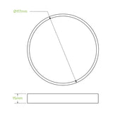 430-950ml / 12-32oz Kraft Paper BioBowl Lid - Cafe Supply