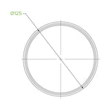 240-960ml Clear BioBowl Lid - Cafe Supply