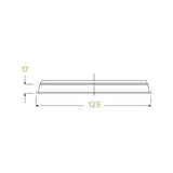 240-960ml Clear BioBowl Lid - Cafe Supply