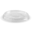 600 & 700ml Clear Wide BioBowl Lid - Cafe Supply