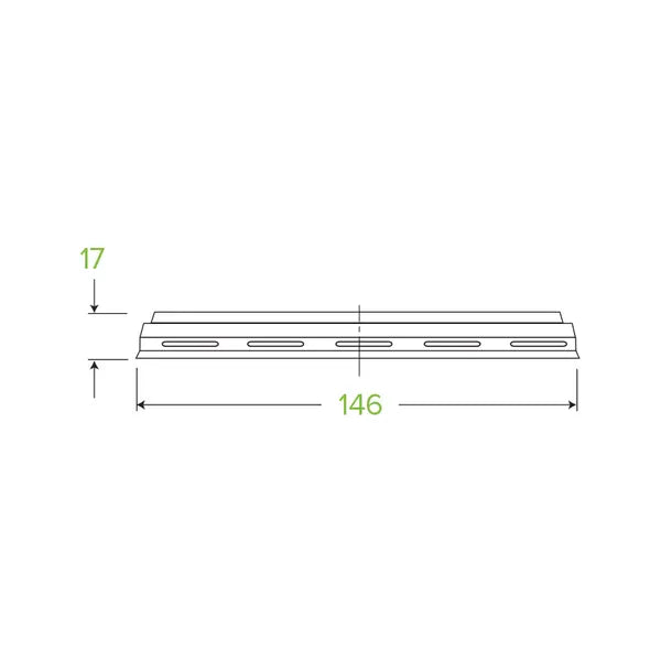 600 & 700ml Clear Wide BioBowl Lid - Cafe Supply