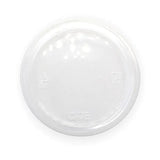60-280ml Flat Clear BioCup Lid - Cafe Supply