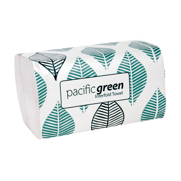 Pacific Green Recycled Interfold Towel - Cafe Supply