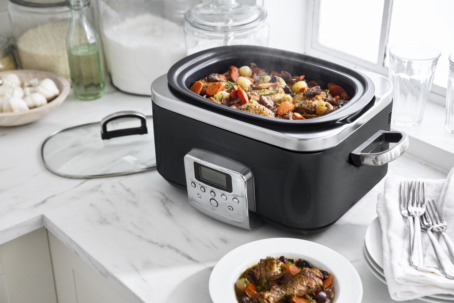 GreenPan Slow Cooker 6L  - Black - Cafe Supply