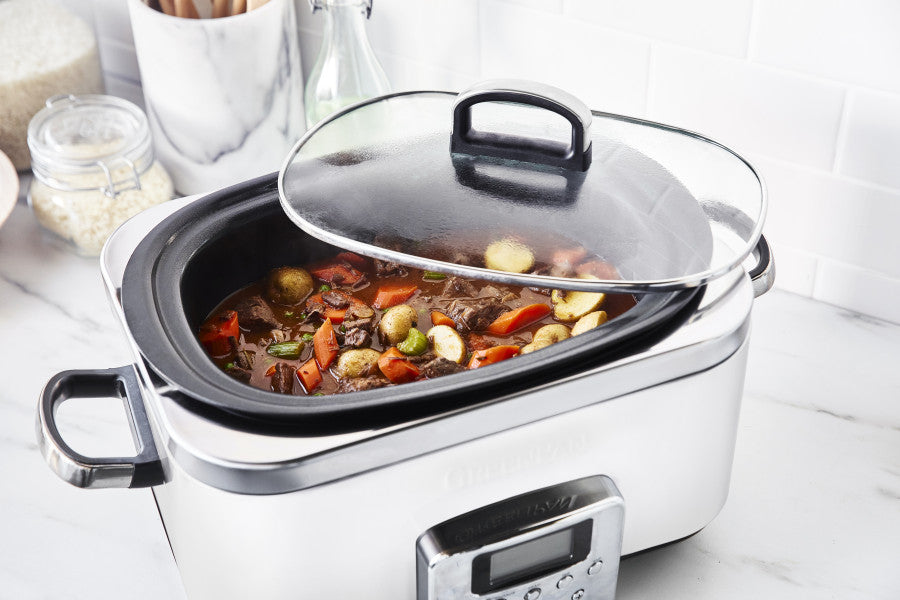 GreenPan Slow Cooker 6L  - Cloud Cream - Cafe Supply