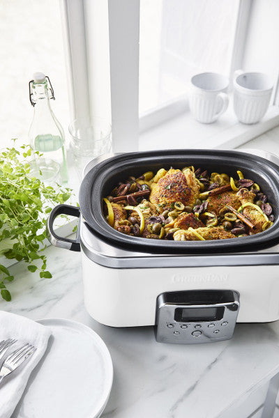 GreenPan Slow Cooker 6L  - Cloud Cream - Cafe Supply
