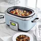 GreenPan Slow Cooker 6L  - Blue Haze - Cafe Supply