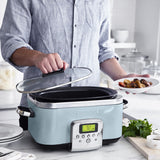 GreenPan Slow Cooker 6L  - Blue Haze - Cafe Supply