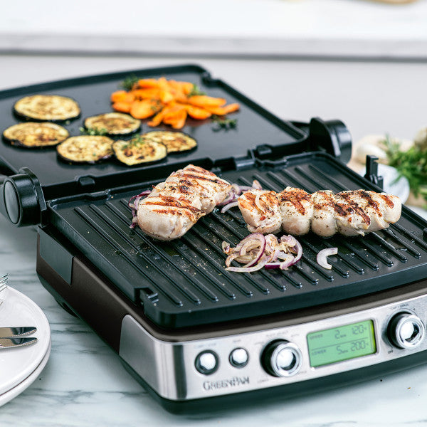 GreenPan Contact Grill- Black - Cafe Supply