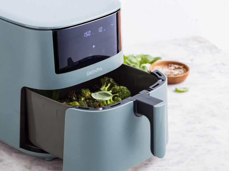GreenPan GreenPan Bistro Airfryer 1 basket 7.2L- 
Smokey Blue - Cafe Supply