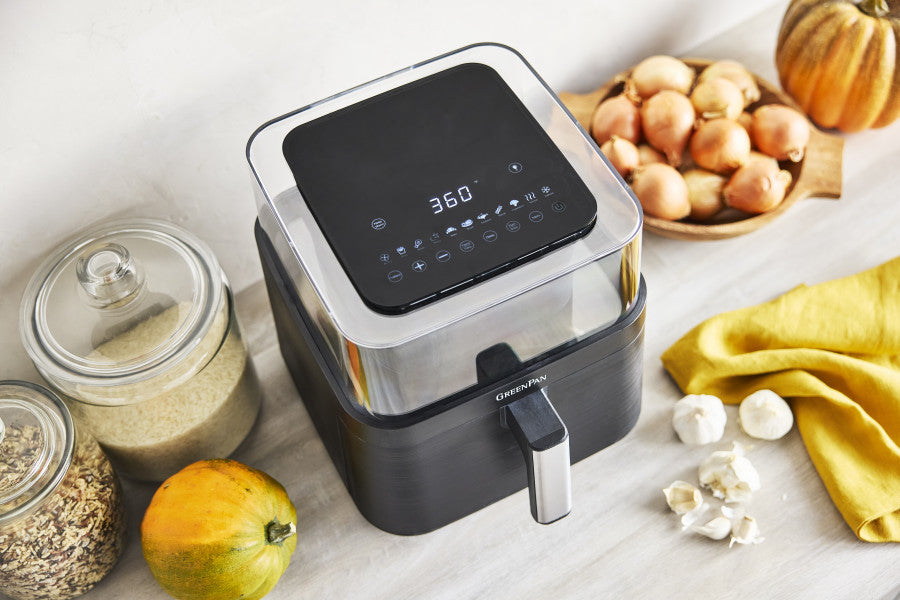 GreenPan Bistro Airfryer with See-Thru Lid 6.6L