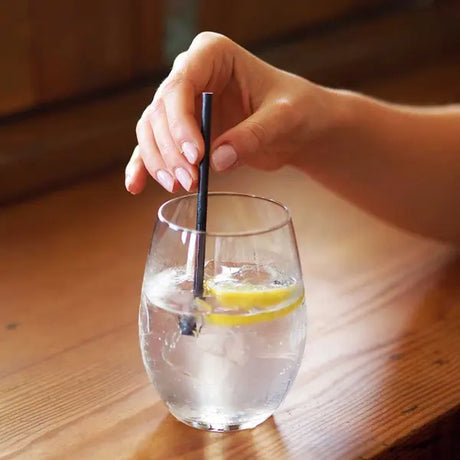 4.5mm Cocktail Black BioStraw - Cafe Supply