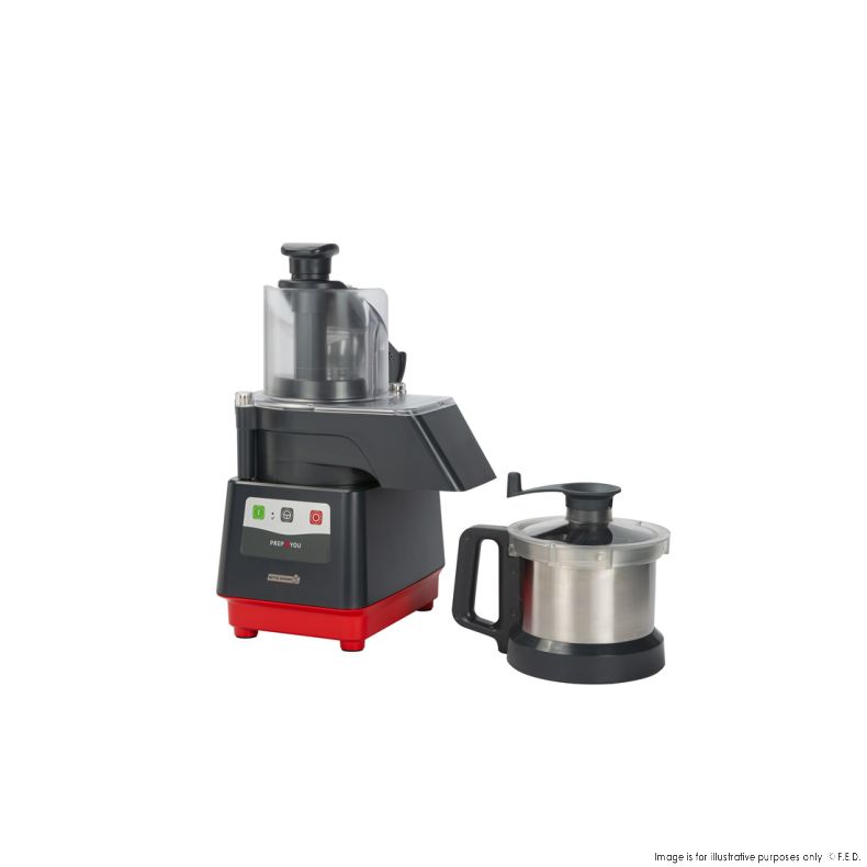 DITO SAMA PREP4YOU Combination Cutter/Slicer 1 Speed 2.6L Stainless Steel Bowl – P4U-PS201S - Cafe Supply