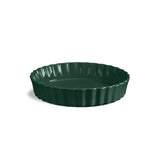 Emile Henry Deep Flan Dish 24 cm - Cedar - Cafe Supply