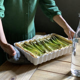 Emile Henry Deep Rectangular Tart Dish - Flour - Cafe Supply