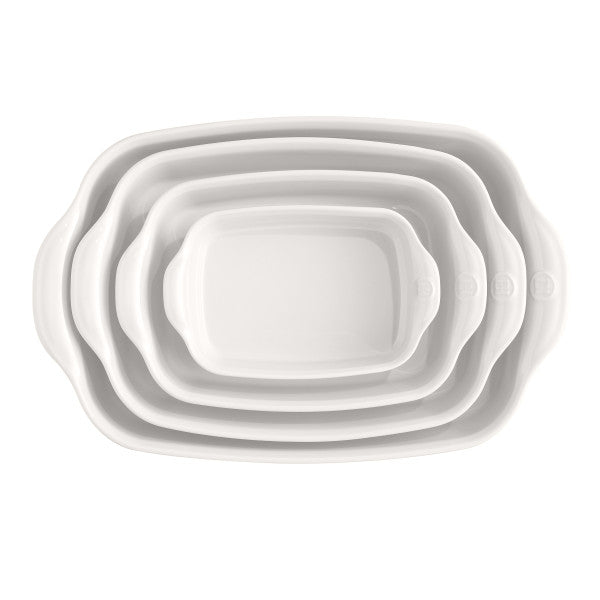 Emile Henry Large Rectangular Oven Dish - Flour - Cafe Supply