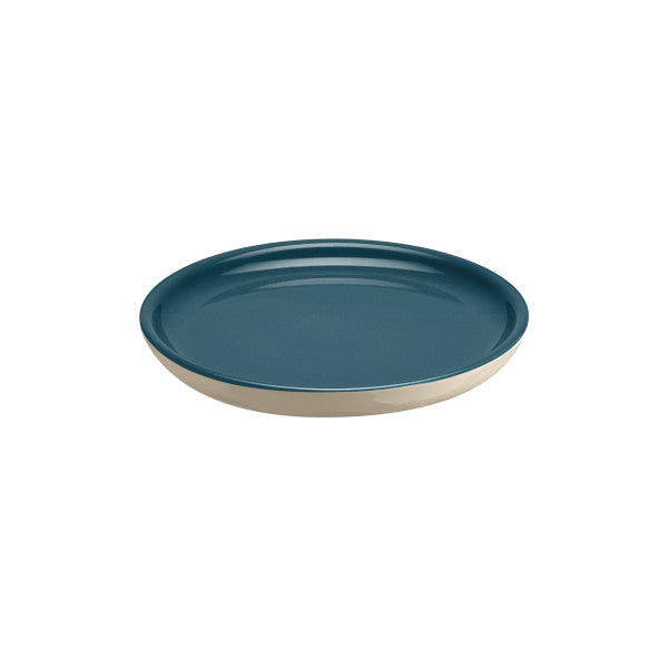 Emile Henry Small Plate 18cm - Blue Flame/Ivory - Cafe Supply