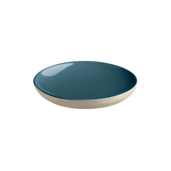Emile Henry Deep Plate 20cm - Blue Flame/Ivory - Cafe Supply