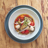 Emile Henry Deep Plate 20cm - Blue Flame/Ivory - Cafe Supply