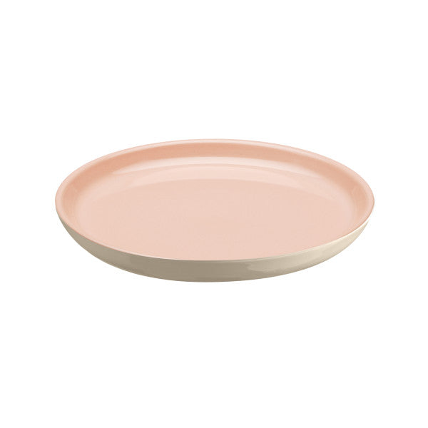 Emile Henry Large Plate 25cm - Powder Pink/Ivory - Cafe Supply