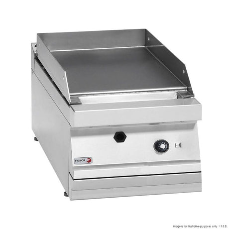 Fagor 700 series natural gas mild steel 1 zone fry top FTG7-05L - Cafe Supply