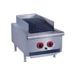 Two Burner Char Grill Top ULPG – QR-14EULPG - Cafe Supply