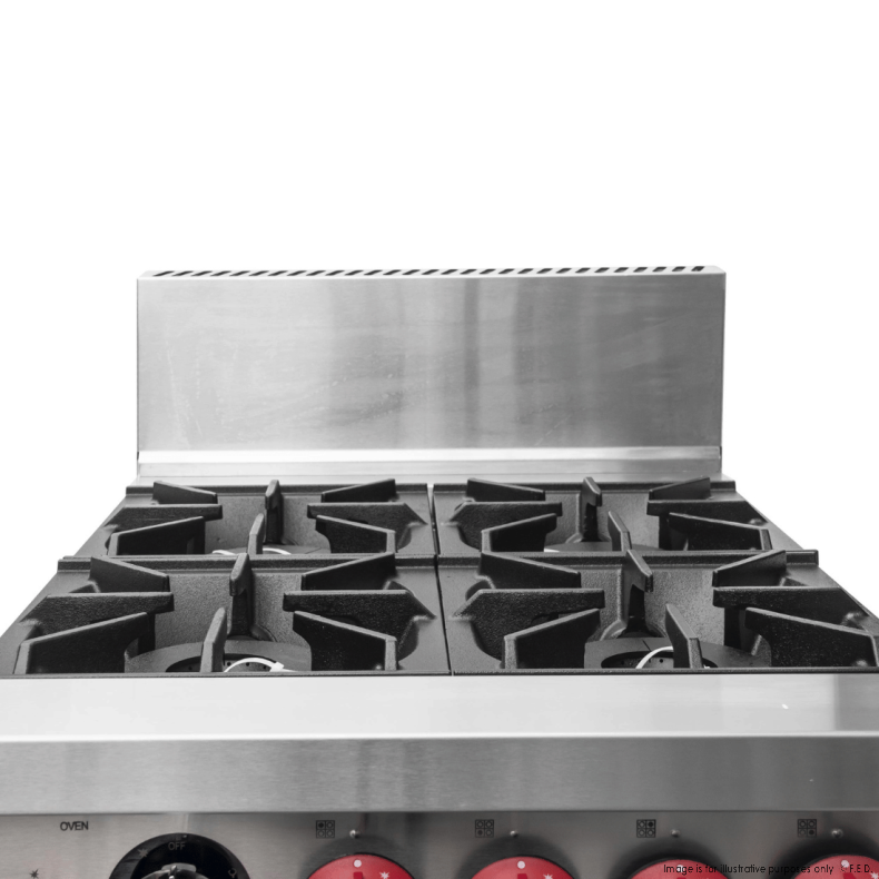 Gasmax 4 Burner With Oven Flame Failure GBS4TS - Cafe Supply