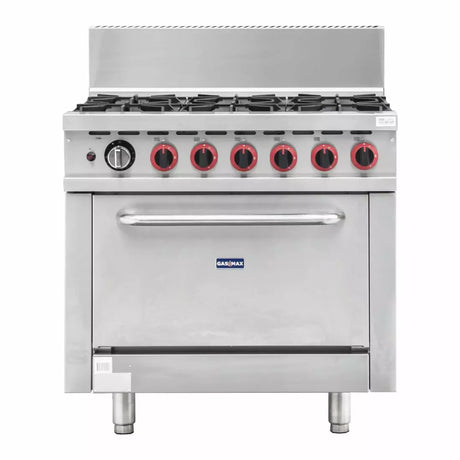 Gasmax 6 Burner With Oven Flame Failure GBS6TS - Cafe Supply