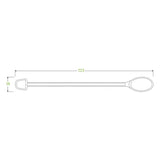 13cm / 5in PLA Stirrer - Cafe Supply