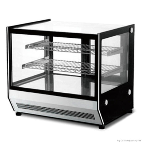 Counter Top Square Glass Hot Food Display – GN-900HRT - Cafe Supply
