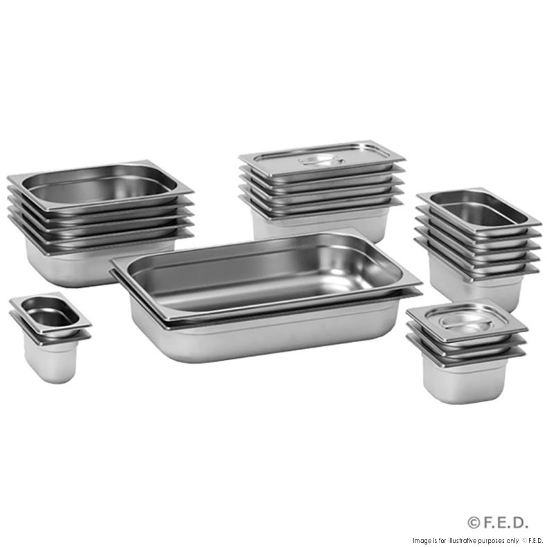 GN19100 1/9 x 100 mm Gastronorm Pan Australian Style - Cafe Supply