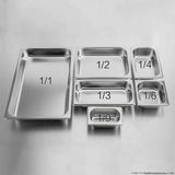 GN19100 1/9 x 100 mm Gastronorm Pan Australian Style - Cafe Supply
