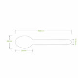 10cm Coated Wood Teaspoon - Cafe Supply