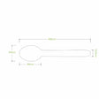 10cm Wood Teaspoon - Cafe Supply