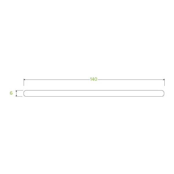 14cm Wood Stirrer - Cafe Supply