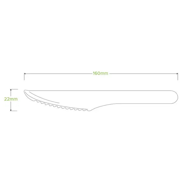 16cm Wood Knife - Cafe Supply