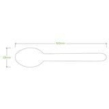 16cm Unbranded Wood Spoon - Bulk Pack - Cafe Supply