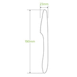 19cm Coated Wood Knife - Cafe Supply