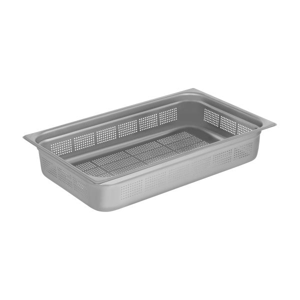 Chef Inox Gastronorm Pan Perforated 1/1 Size 530x325x100mm / 13.7Lt - Cafe Supply