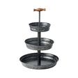 Chef Inox Coney Island Stand 3-Tier Fixed Black Galvanised - Cafe Supply